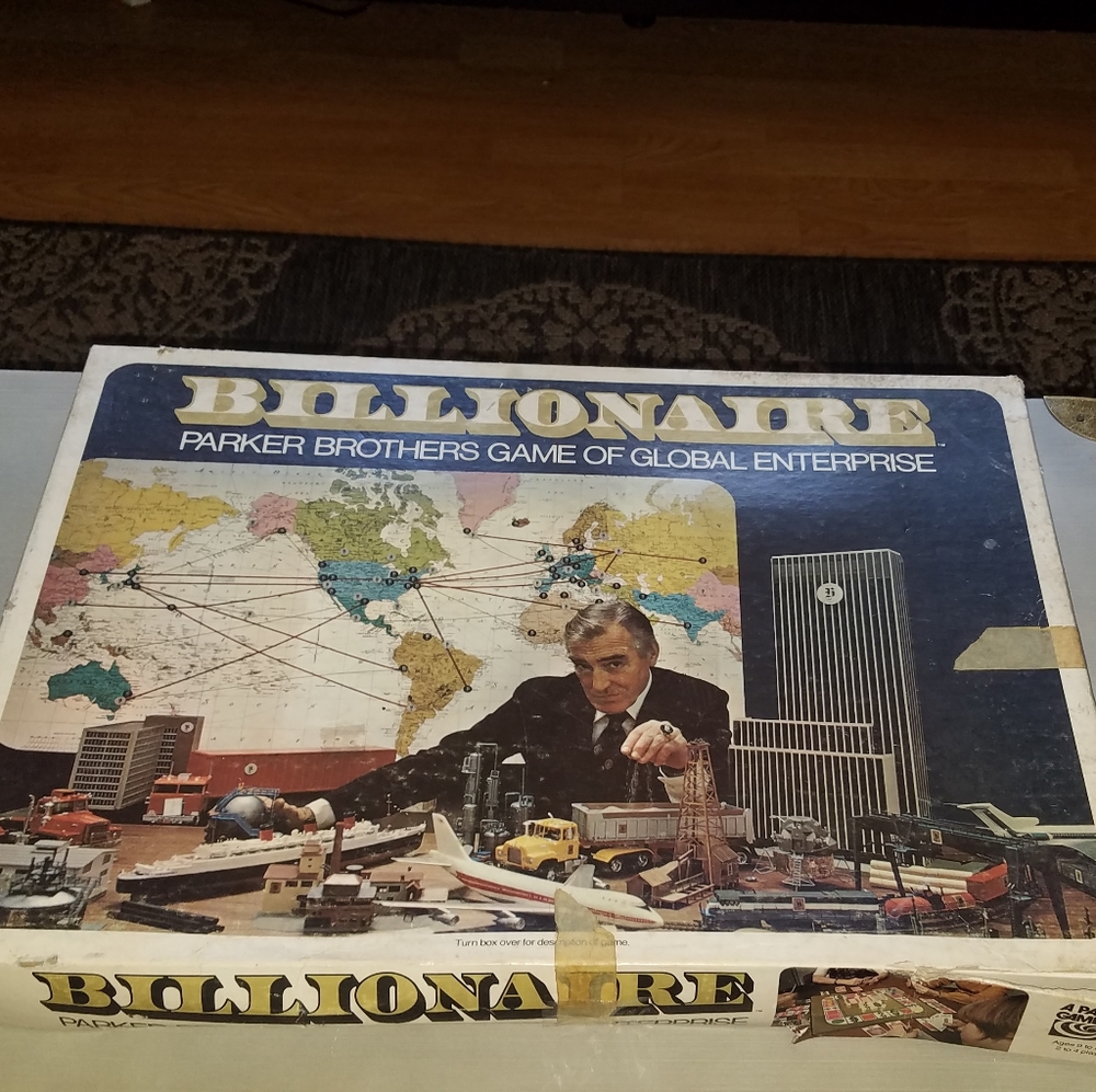Vintage 1973 BILLIONAIRE Board Game